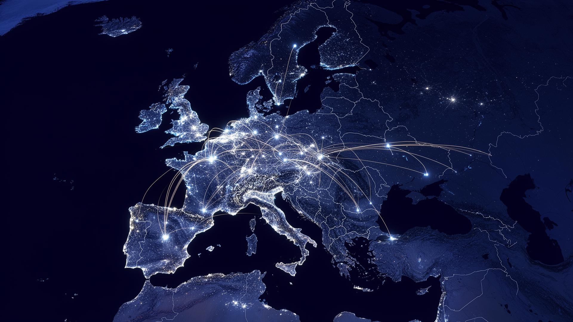 Mapa projektov v Európe